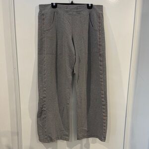 Lululemon Athletica Gray Joggers with Orange Trim
